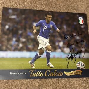 Autographed Giuseppe Rossi photo
